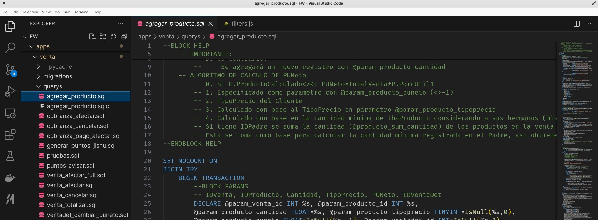 Consultas SQL en el proyecto de Django